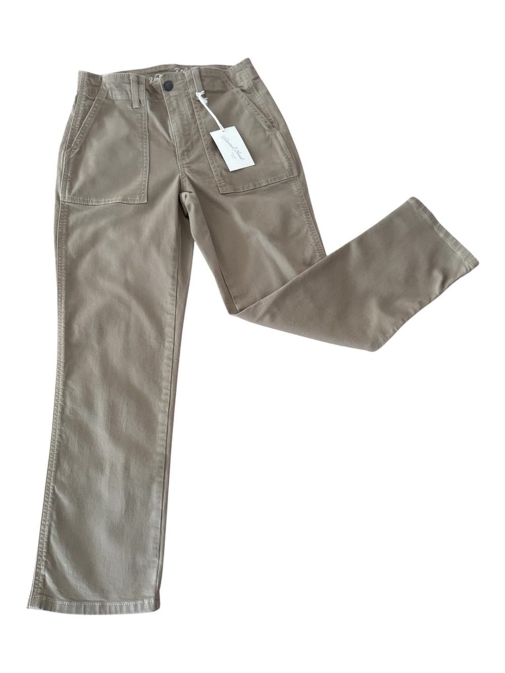 Universal Thread Women’s Cropped Chinos in Taupe Size:2 (NWT)